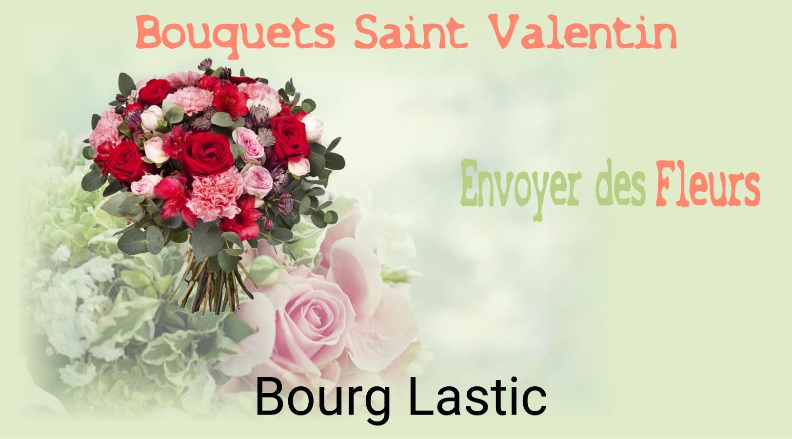 Roses de Saint-Valentin livrées à Bourg-Lastic